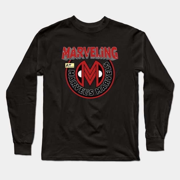 Marveling Logo: With a Mouth! Long Sleeve T-Shirt by Marveling At Marvel's Marvels